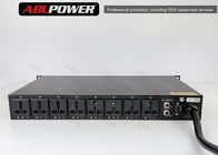 Black 1000W 8 Channels Rack Mount Power Sequencer